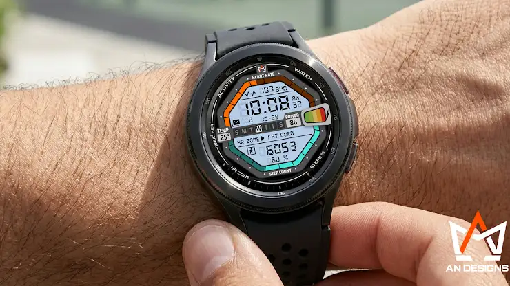 AN016-D Digital Watchface screenshot 1