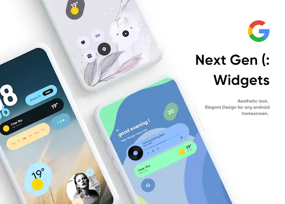 Android 16 Widgets for KWGT screenshot 5