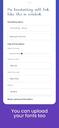 Handwriter: text to assignment screenshot 8