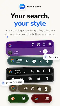 Flow Search: Search Bar Widget screenshot 1