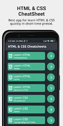 HTML & CSS Cheatsheets screenshot 1
