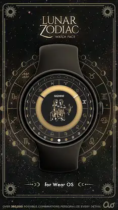 Lunar Zodiac Watch Face screenshot 1