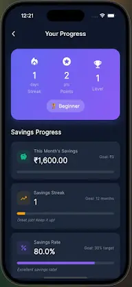 AI Savings Tracker screenshot 2