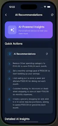 AI Savings Tracker screenshot 4