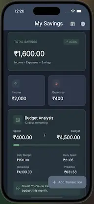 AI Savings Tracker screenshot 1