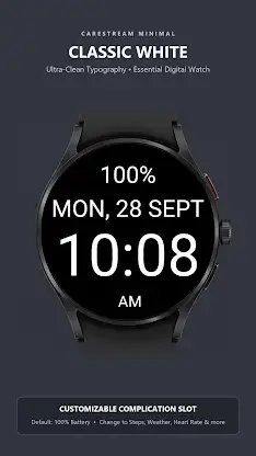 CareStream Minimal Watch Face screenshot 1