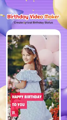 Birthday Video Maker With Song screenshot 2