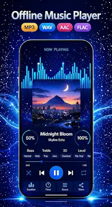 AudioBloom: Offline MP3 Player screenshot 1