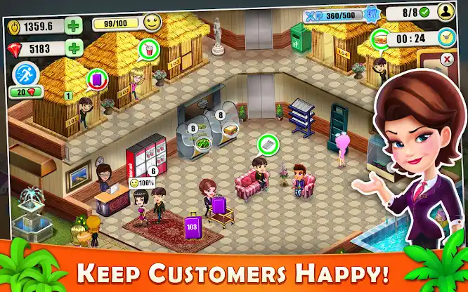 Resort Tycoon-Hotel Simulation screenshot 2