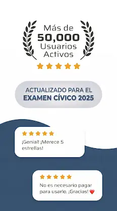 Examen de Ciudadanía de EE.UU. screenshot 1