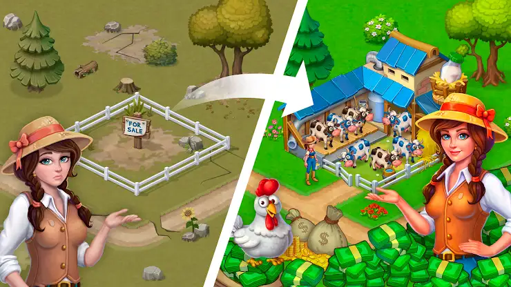 Idle Farmer: Farm Tycoon Games screenshot 1
