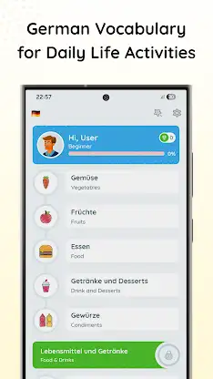German for beginners - LangUp screenshot 2