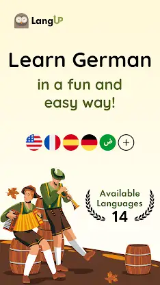 German for beginners - LangUp screenshot 1
