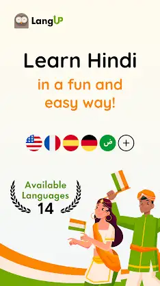 Hindi for beginners - LangUp screenshot 1