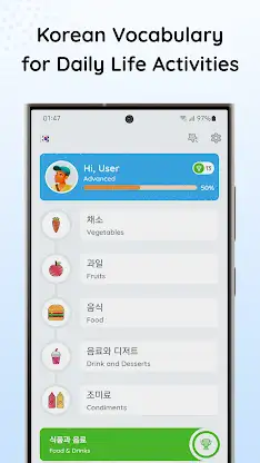 Korean for Beginners - LangUp screenshot 2