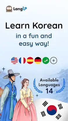 Korean for Beginners - LangUp screenshot 1