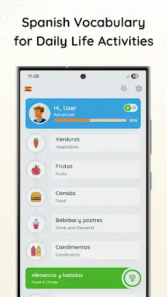 Spanish for beginners - LangUp screenshot 2