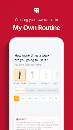 AGE-R medicube Digital clinic screenshot 2