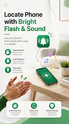 Phone Finder: Clap, Whistle screenshot 2