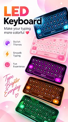 LED Keyboard Neon Themes screenshot 1