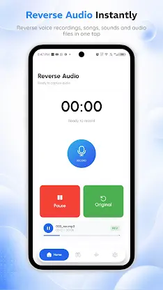 Reverse Audio: Reverse Singing screenshot 1