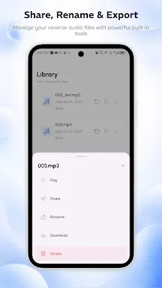 Reverse Audio: Reverse Singing screenshot 4