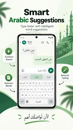 Arabic Keyboard: Fonts, Themes screenshot 2