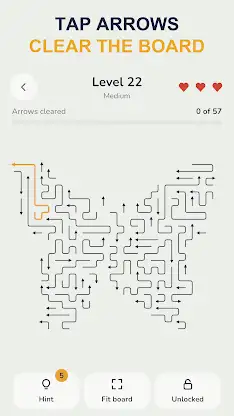 Arrows: One Way Out - Puzzle screenshot 2
