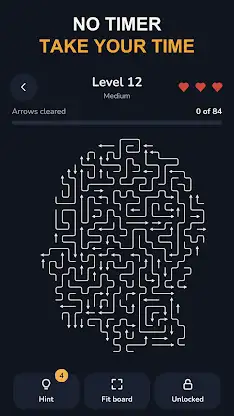 Arrows: One Way Out - Puzzle screenshot 4