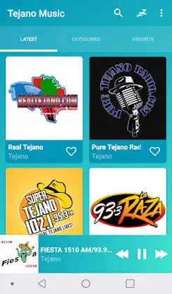 Tejano music radios online screenshot 1