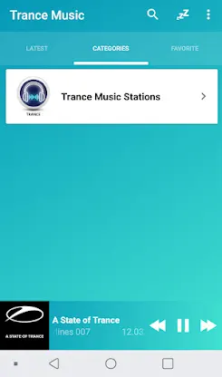Trance music radios online screenshot 3