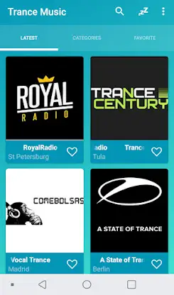 Trance music radios online screenshot 7