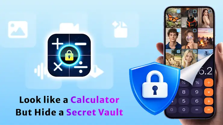 Calculator Lock - App & Photo screenshot 1