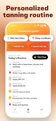 Sun Rayz Tanning Planner App screenshot 3