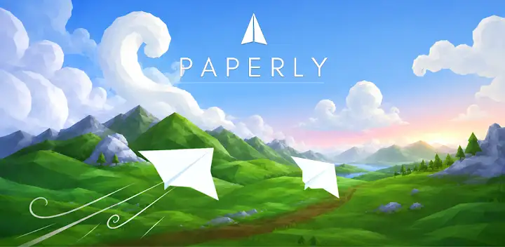 Paperly: Paper Plane Adventure — Android game banner