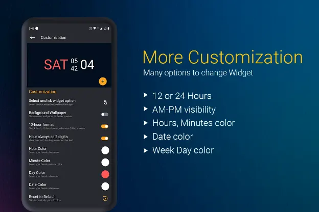 Clock Widget screenshot 4