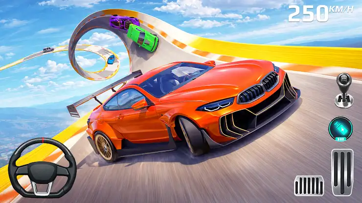 GT Car Games: Ramp Car Stunts screenshot 2