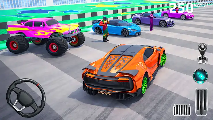 GT Car Games: Ramp Car Stunts screenshot 4