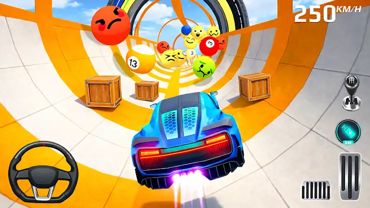 GT Car Games: Ramp Car Stunts screenshot 1