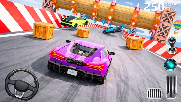 GT Car Games: Ramp Car Stunts screenshot 3
