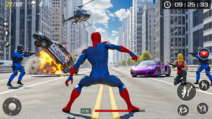 Spider Hero Robot Fighting 3D screenshot 2