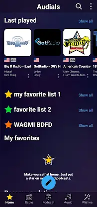 Audials Play: Radio & Podcasts screenshot 1