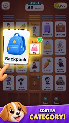 Cardlings - Category Sort screenshot 1