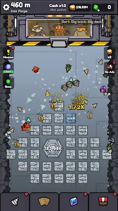 Idle Brick Miner: Gold Breaker screenshot 4