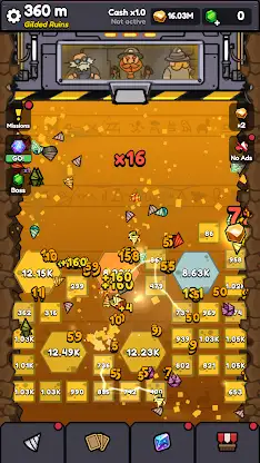 Idle Brick Miner: Gold Breaker screenshot 2