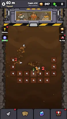 Idle Brick Miner: Gold Breaker screenshot 1