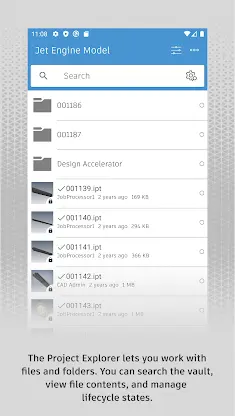 Autodesk Vault Mobile screenshot 1
