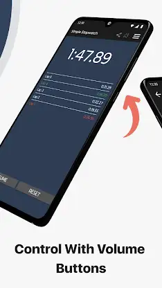 Simple Stopwatch screenshot 2