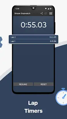 Simple Stopwatch screenshot 4