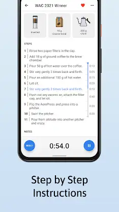 Aeromatic: AeroPress Recipes screenshot 2